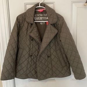 Girls 6/7Y quilted coat